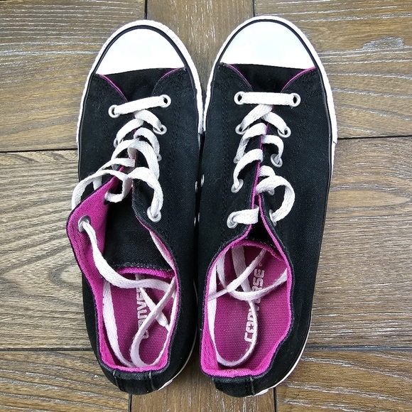 Converse Chuck Taylor All Star Double Tongue Sneakers,  Junior Size 4 - Picture 7 of 10